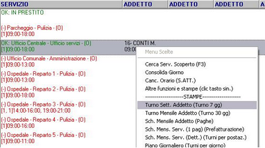 Stampa Turno Sett
